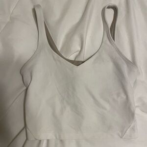 white Lululemon align tank